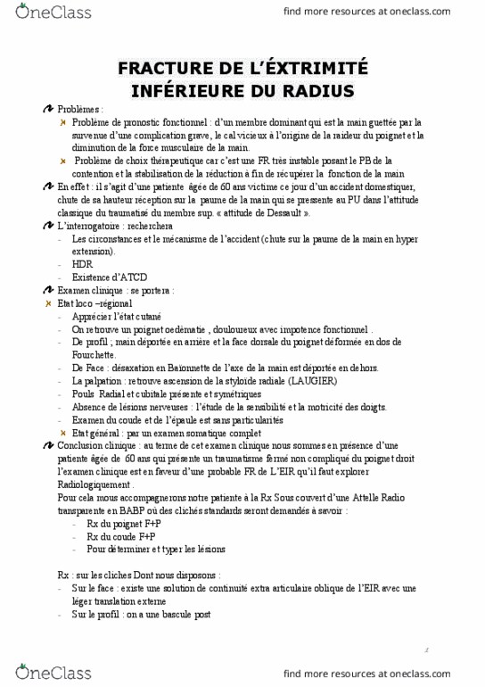 ACCT-240 Lecture Notes - Lecture 59: Erectile Dysfunction, Palpation, Radius thumbnail