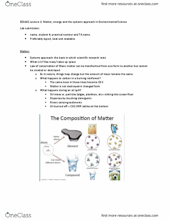 EESA01H3 Lecture Notes - Lecture 2: Practical Number, Hydrogen Bond, Systems Theory thumbnail