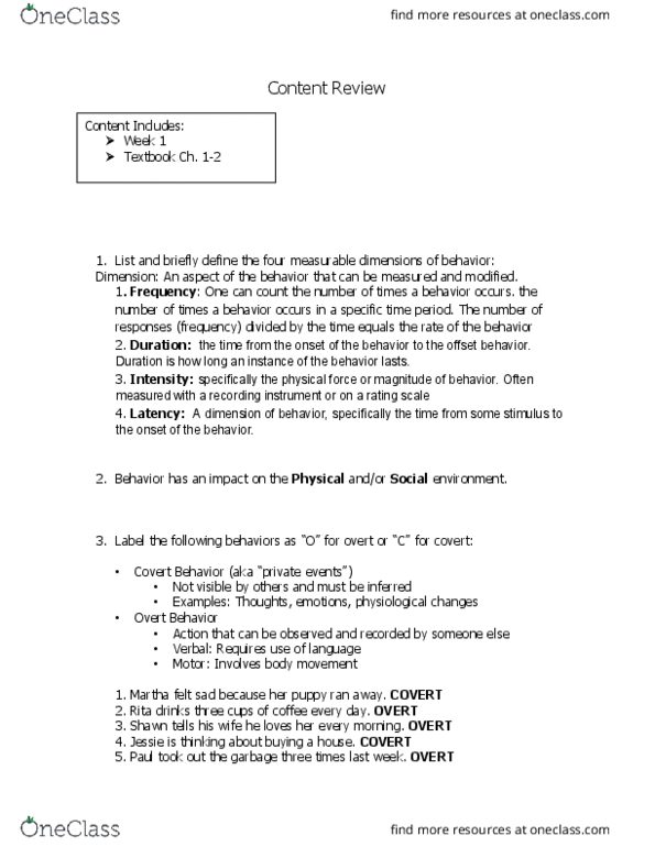 CLP 4414 Lecture Notes - Lecture 1: Social Environment thumbnail