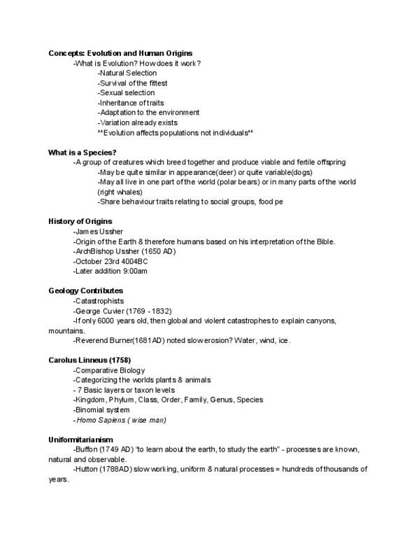 ANTA01H3 Lecture Notes - Melanesians, Guanine, Cytosine thumbnail