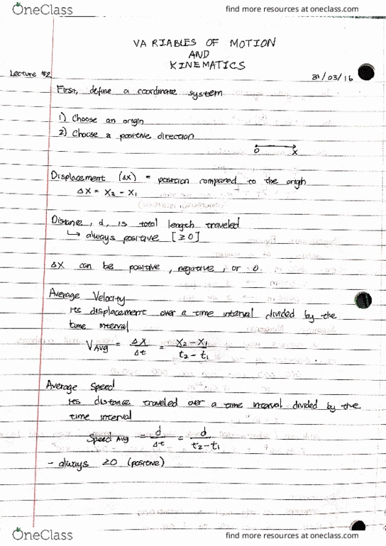 PHYS 2A Lecture Notes - Lecture 2: Sign Function thumbnail