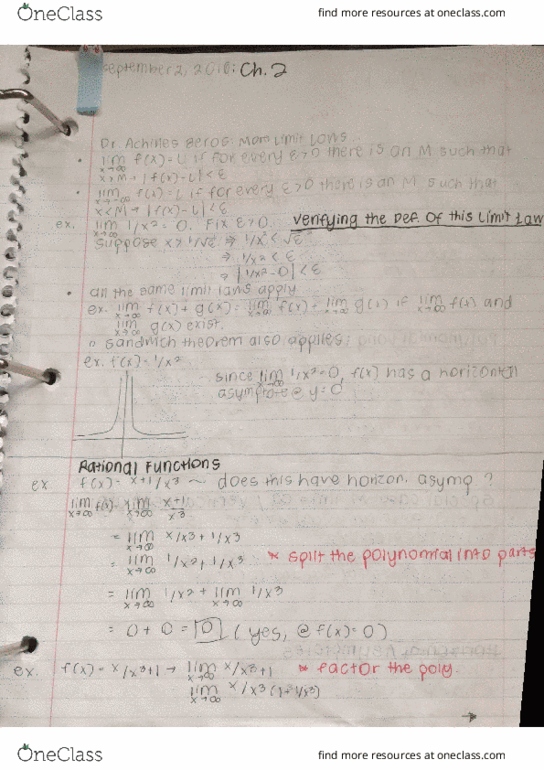 MATH 241 Lecture Notes - Lecture 6: Asymptote, Uch, Fax thumbnail