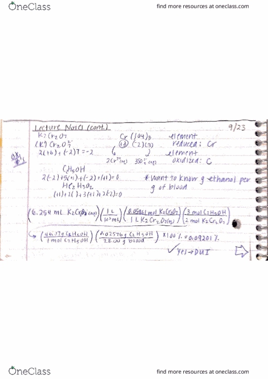 CHM 030 Lecture Notes - Lecture 11: Purified Water, Hard Water, Chemical Energy thumbnail