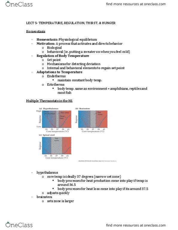 PSYB64H3 Lecture Notes - Lecture 6: Zona Incerta, Diabetes Insipidus, Vascular Organ Of Lamina Terminalis thumbnail