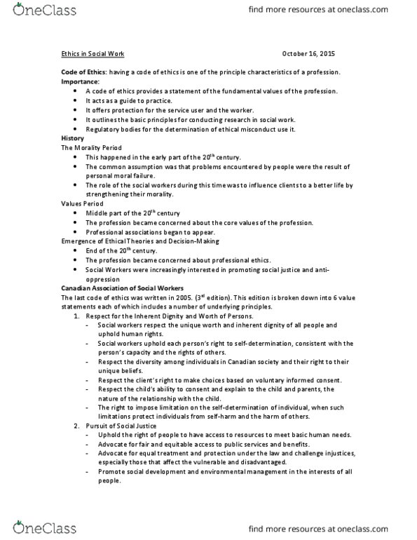 SOWK 1000 Lecture Notes - Lecture 13: Opencable Application Platform thumbnail