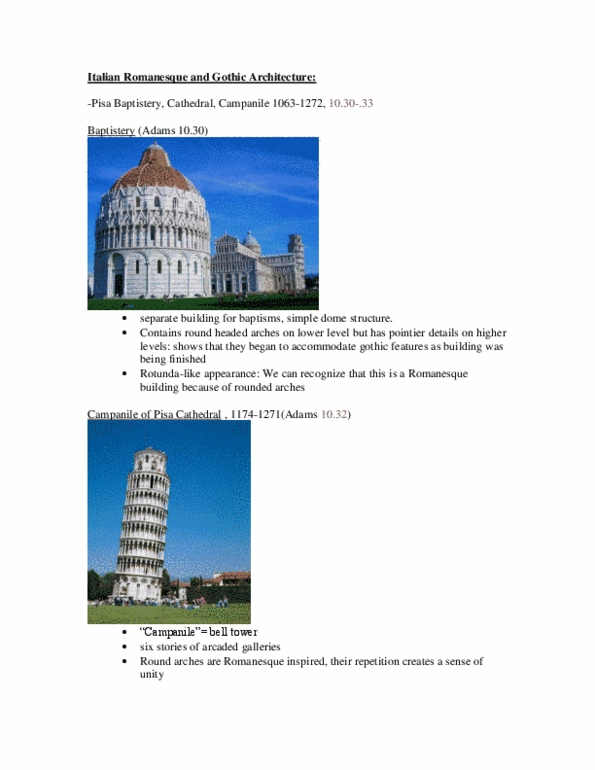FSN 132 Lecture Notes - Ancient Greek Temple, Loggia, Palazzo Pubblico thumbnail