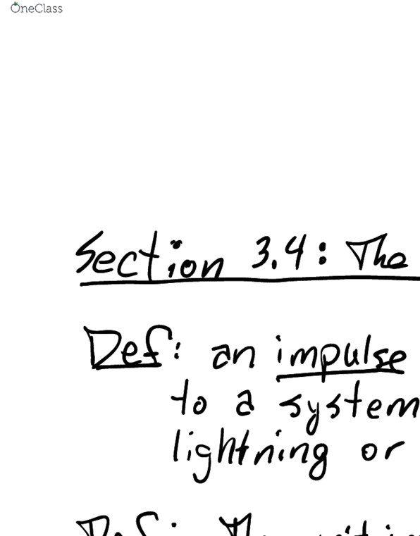MATH 2341 Lecture Notes - Lecture 11: Yle, Lightning, Dirac Delta Function thumbnail
