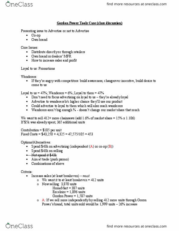 BU362 Lecture Notes - Lecture 3: Fixed Cost thumbnail