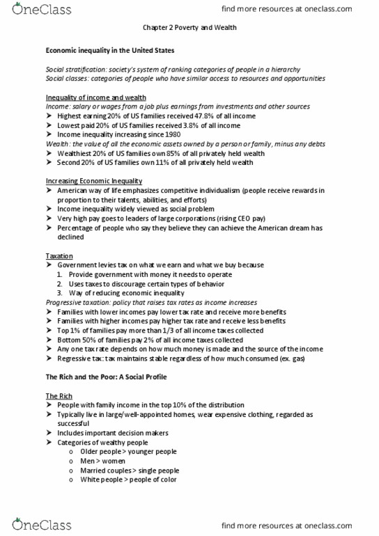 SYG-2010 Chapter Notes - Chapter 2: Level Set, Direct Tax, Racial Segregation In The United States thumbnail