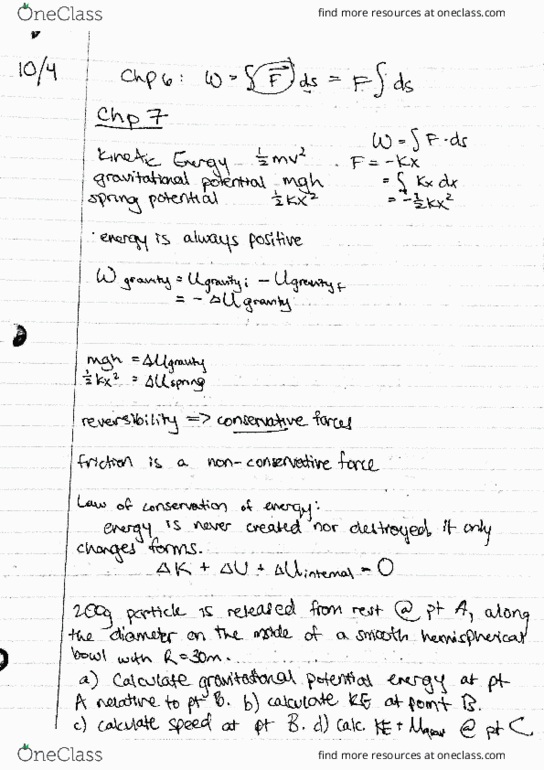 PHYSICS 141D Lecture 10: physics 10-4 thumbnail