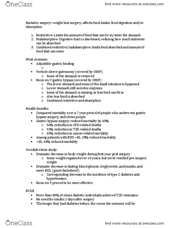 NUTR 3360 Lecture Notes - Lecture 8: Fgf19, Malnutrition, Jejunum thumbnail