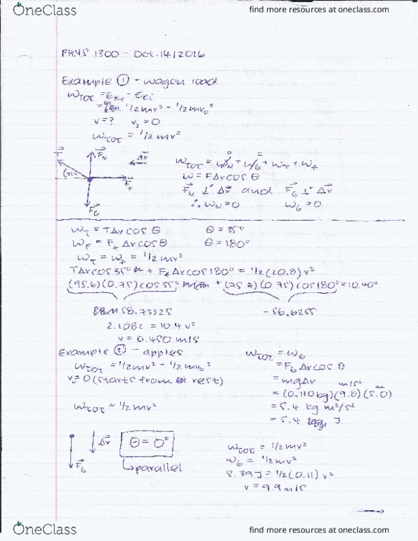 PHYS 1300 Lecture 14: Notes thumbnail