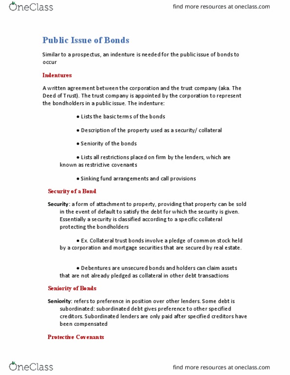 BU393 Lecture Notes - Lecture 5: Subordinated Debt, Sinking Fund, Financial Ratio thumbnail