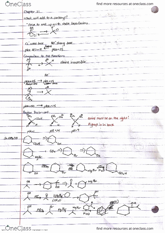 CHEM 2302 Lecture 21: Lecture 21 - Catalyzed Attacks + Review Session for Exam 2 thumbnail