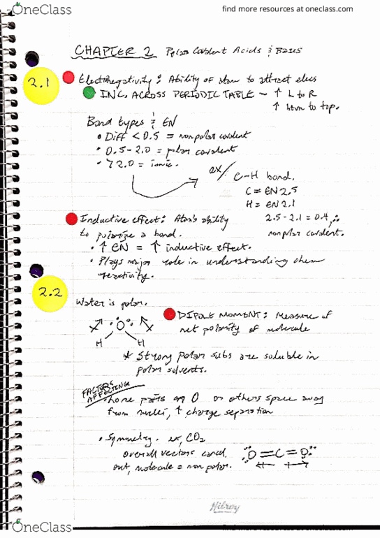 CHEM 250 Chapter Notes - Chapter 2: Covalent Bond, Gnu Libtool, Hewer thumbnail