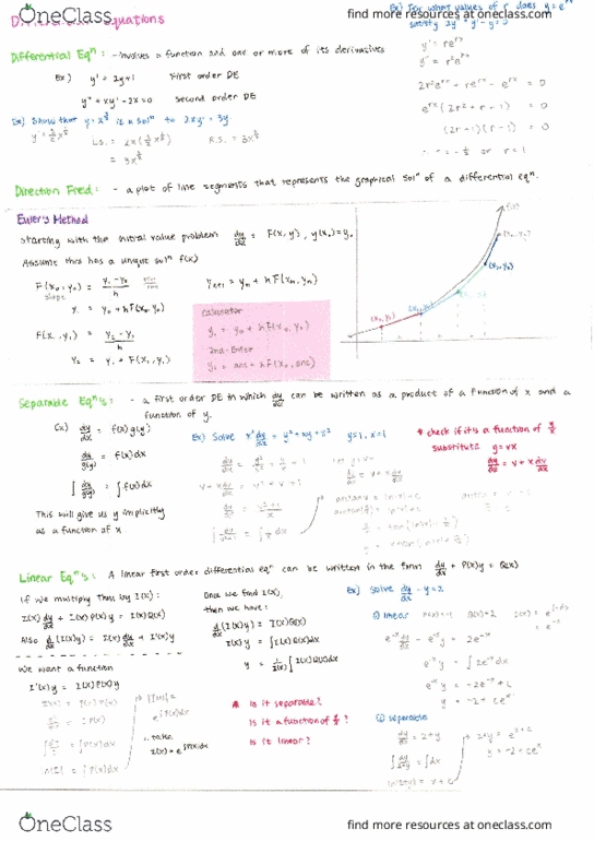 Calculus 1000A/B Chapter Notes - Chapter 3,6,11: Horse Length, Prope, Oni thumbnail