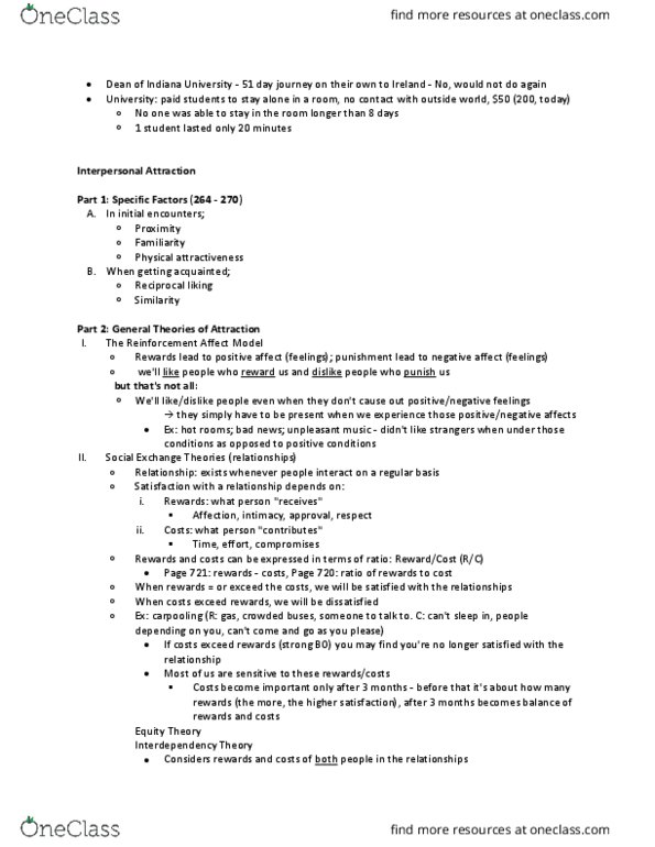 Psychology 2035A/B Lecture 3: Chapters 8 and 9 thumbnail