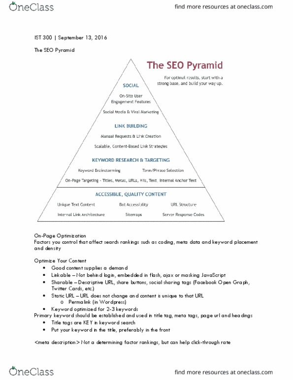 IST 300 Lecture Notes - Lecture 4: Click-Through Rate, Permalink, Google Trends thumbnail