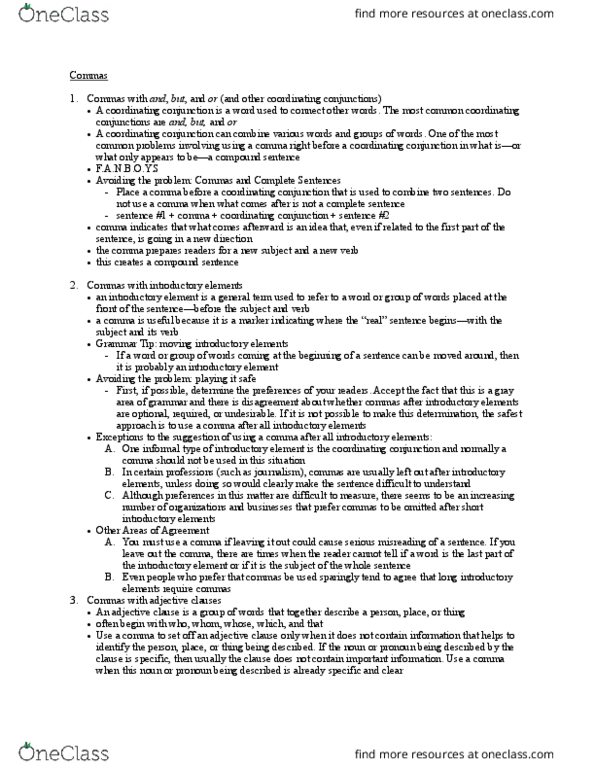 COM 101 Chapter Notes - Chapter 11: Relative Clause, Sentence Clause Structure, Apposition thumbnail