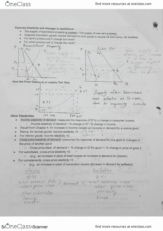 ECON 20A Lecture 8: Chapter 5 (Con't)- Elasticity and its Application and Chapter 6- Supply, Demand, and Government Policies thumbnail