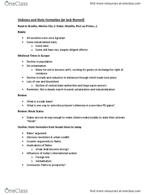 POLA02H3 Lecture Notes - Lecture 4: Abdul Rasul Sayyaf, Champagne Fairs, Broad Brush thumbnail