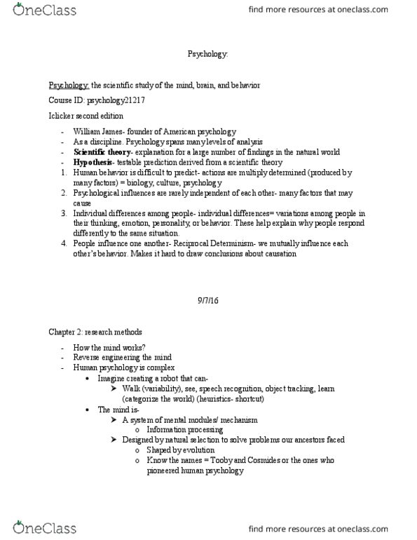 PSY-2012 Lecture Notes - Lecture 22: Base Rate Fallacy, Phonological Dyslexia, Prefrontal Cortex thumbnail