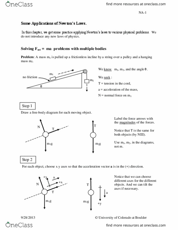 PHYS 1110 Lecture Notes - Lecture 5: Acceleration, Centripetal Force, Centrifugal Force thumbnail
