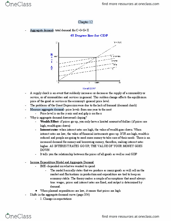 ECON 1100 Lecture Notes - Lecture 12: Aggregate Demand, Aggregate Supply, Demand Shock thumbnail