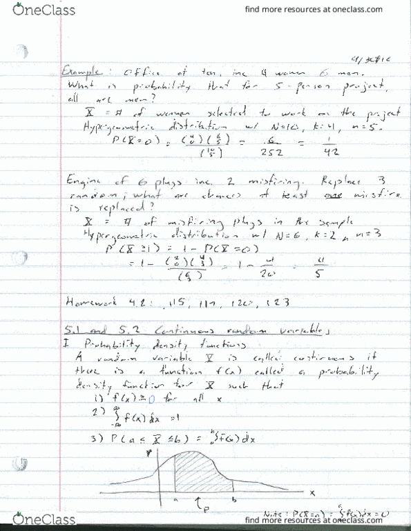 MATH 355 Lecture 17: 9.30 Continuous Random Variables thumbnail