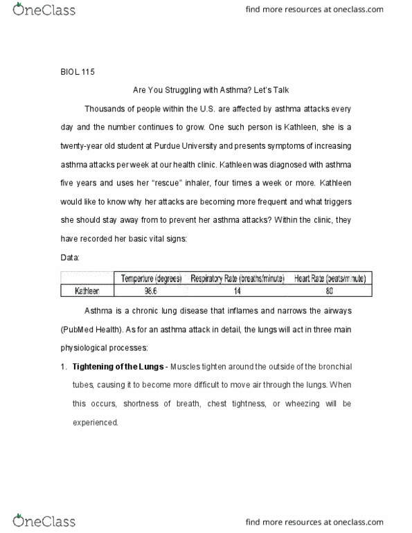 BIOL 11500 Lecture Notes - Lecture 6: Asthma, Spirometry, Pubmed thumbnail