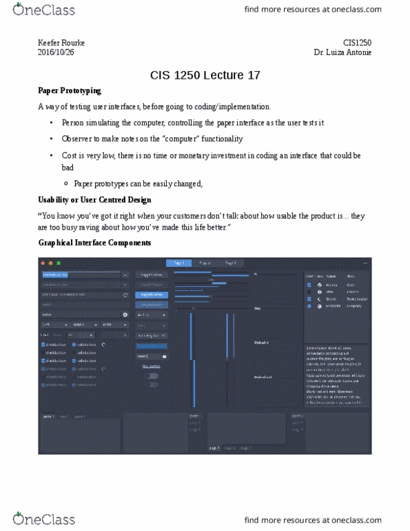 CIS 1250 Lecture Notes - Lecture 17: Usability, Iceberg, Desktop Environment thumbnail