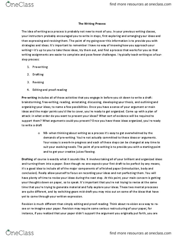 ENGL110 Chapter Notes - Chapter 4: Free Writing, 2-Step Garage thumbnail