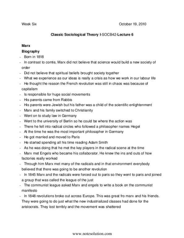 SOCB42H3 Lecture : lecture thumbnail