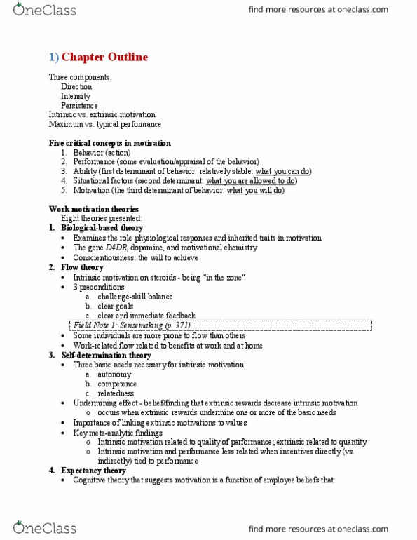 PSYC 3241 Lecture Notes - Lecture 12: Motivation, Rational Basis Review, Dopamine Receptor D4 thumbnail