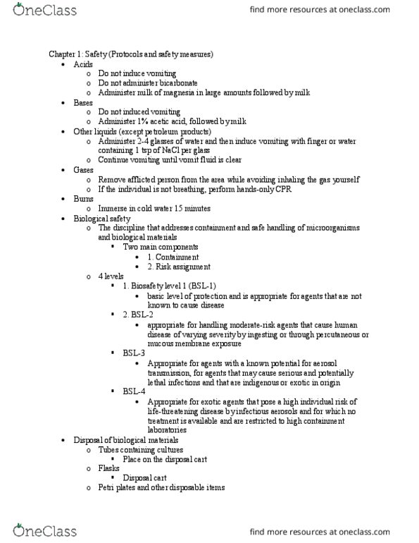 MICROBIO 101 Chapter 1-8: Microbiology Lab Study Guide thumbnail