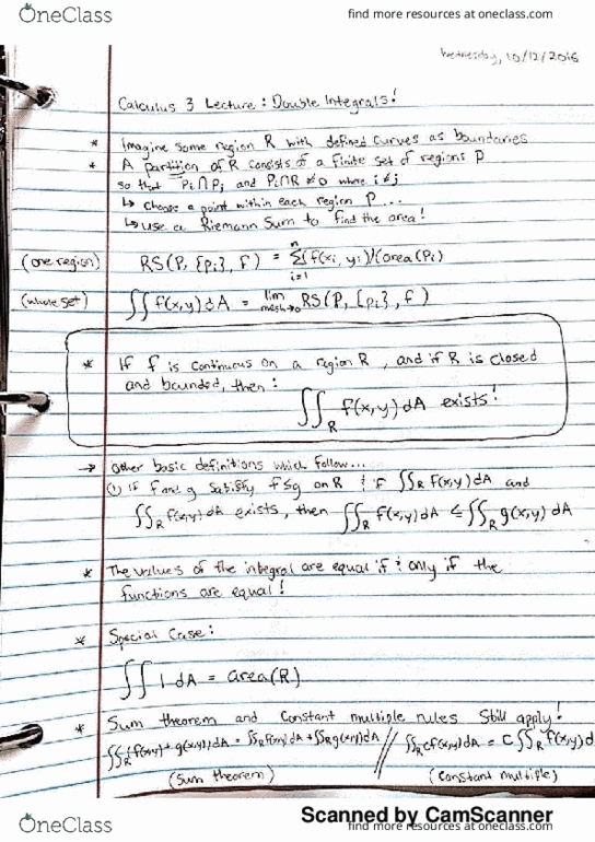 MATH20550 Lecture 23: Double Integrals thumbnail