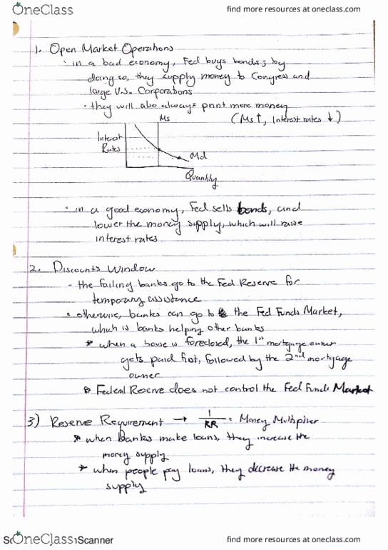 ECON 101A Lecture 7: Open Market Operations & Discount Windows thumbnail