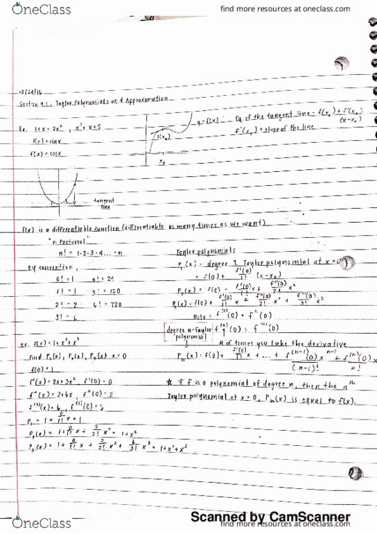 MATH 141 Lecture 25: Section 9.1 Notes thumbnail