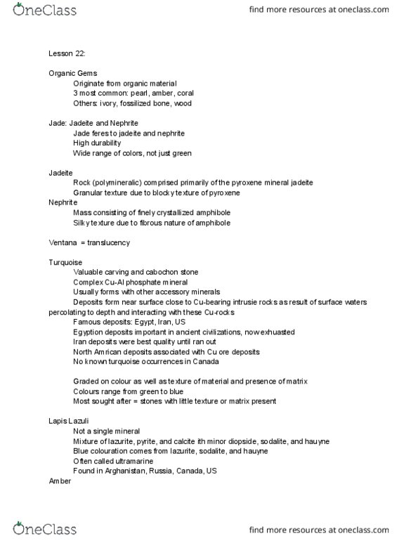 EOSC 118 Lecture Notes - Lecture 22: Sodalite, Jadeite, Hauyne thumbnail