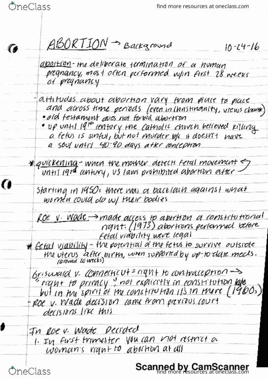 PHI 130 Lecture 22: Abortion Background Notes thumbnail