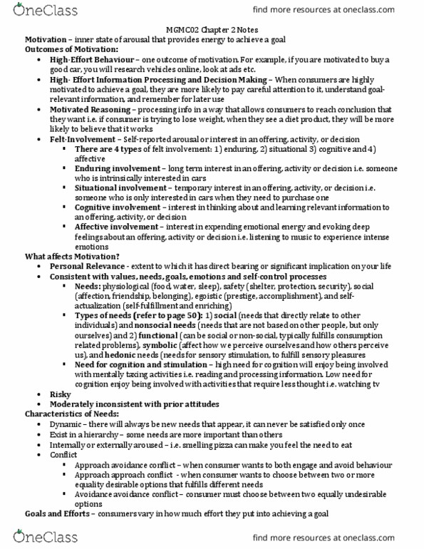 MGMC02H3 Lecture Notes - Lecture 2: Experience 7, Financial Risk, Financial Planner thumbnail