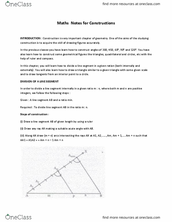 MATH 103 Lecture Notes - Lecture 3: Quadrilateral, Alog thumbnail