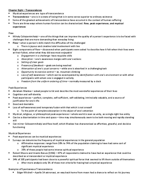 Psychology 2011A/B Chapter Notes - Chapter 8: Psychopathology, Michael Persinger, Attention Deficit Hyperactivity Disorder thumbnail