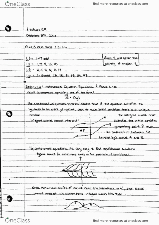 01:640:252 Lecture Notes - Lecture 9: Integral Curve, Chlordiazepoxide thumbnail