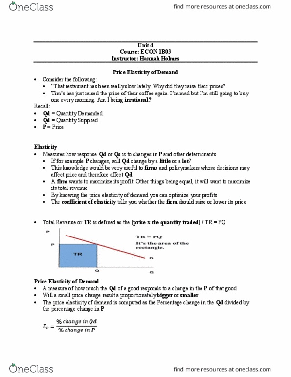 ECON 1B03 Chapter 4: Chapter 4 thumbnail