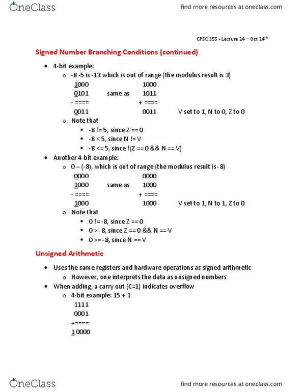 CPSC 355 Lecture Notes - Lecture 14: V Engine, Nsw Trainlink V Set, Arithmetic Shift thumbnail