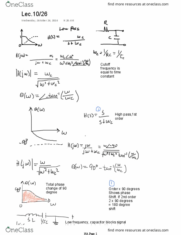 ECEN 3714 Lecture Notes - Lecture 13: Inductor, Cutoff Frequency, Q Factor thumbnail