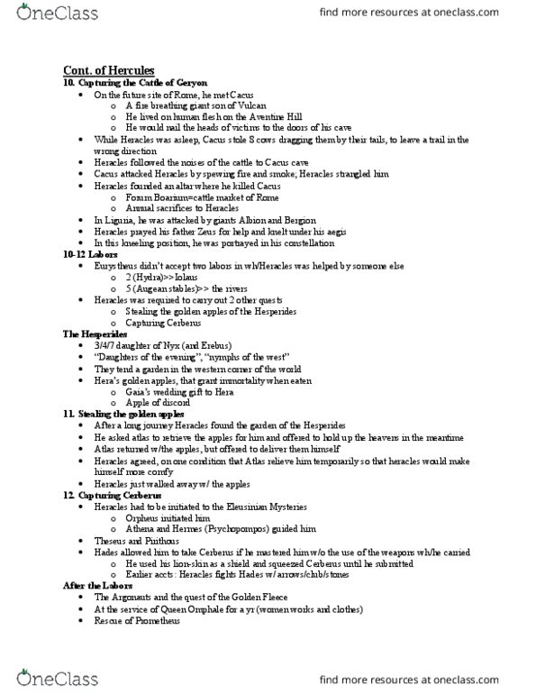CLT 3370 Lecture Notes - Lecture 10: Bota Bag, Lapiths, Quadriga thumbnail
