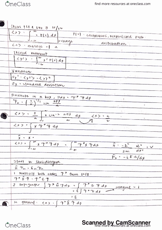 CHEM 131A Lecture 8: chem 131 lec 8 thumbnail