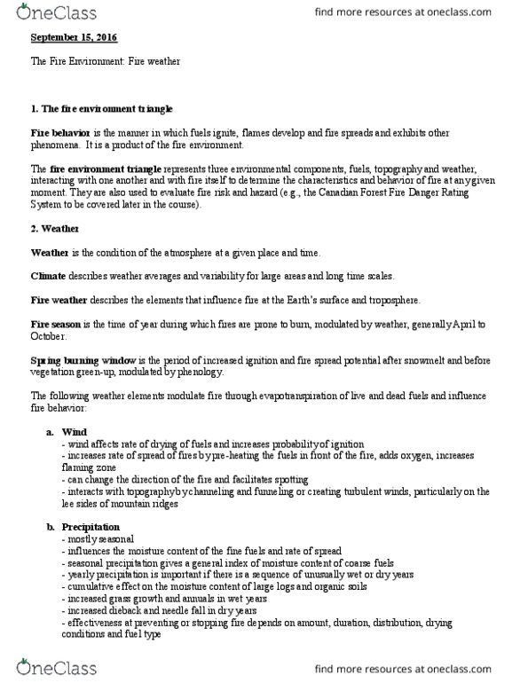 FRST 320 Lecture Notes - Lecture 3: Humid Continental Climate, Subsidence, Ethnography thumbnail